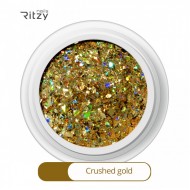 Ritzy A-01 Crushed gold luxury mix блёстки 