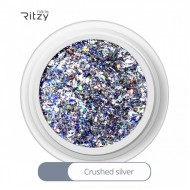 Ritzy A-12 Crushed silver luxury mix блёстки