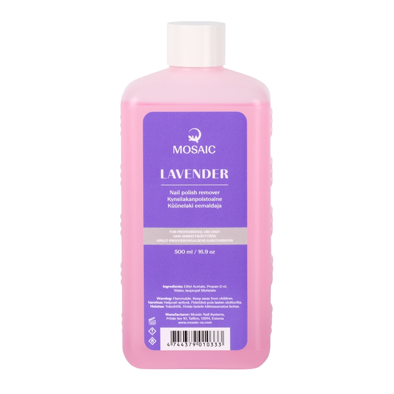 Mosaic Nail polish remover lavender non acetone 500 ml