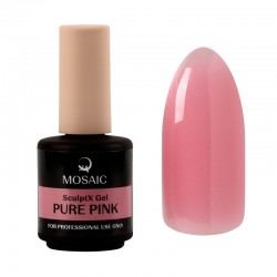 Mosaic SculptX būvējošais gēls Pure pink 15 ml