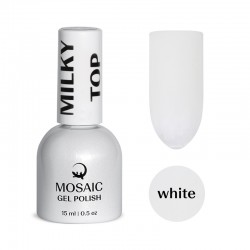 Mosaic Milky White tops bez lipīgā slāņa 15 ml