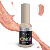 Ritzy Lac OMG3 Rich peach atstarojoša gēllaka 9 ml
