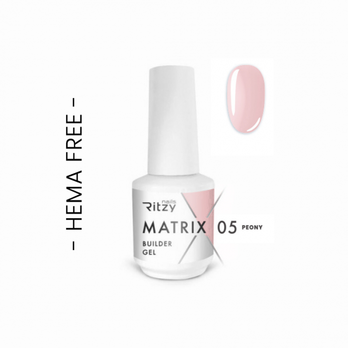 Ritzy Matrix 05 Peony builder gel in a bottle 15 ml