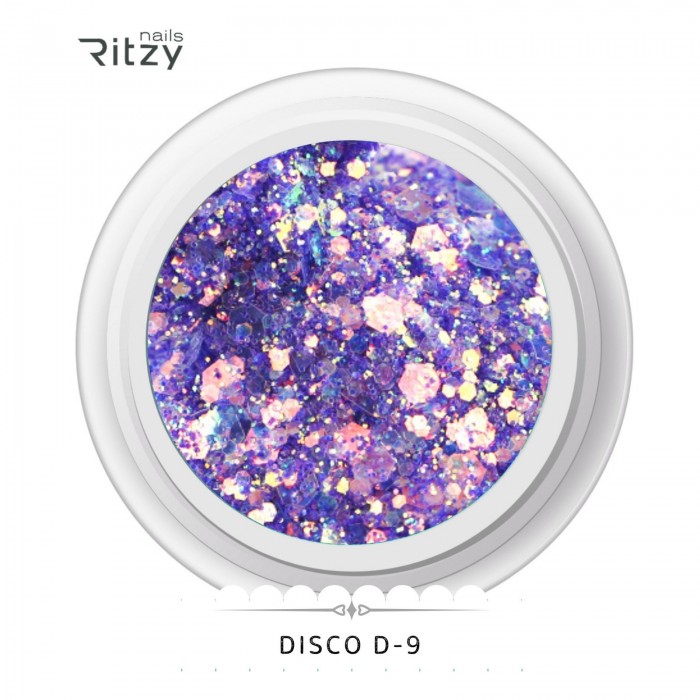 Ritzy D-09 disco spīdumi