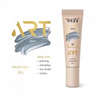 Ritzy ART 10 silver gēla krāsa 5 ml