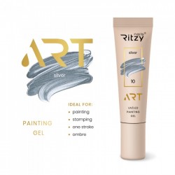 Ritzy ART 10 silver gel paint 5 ml