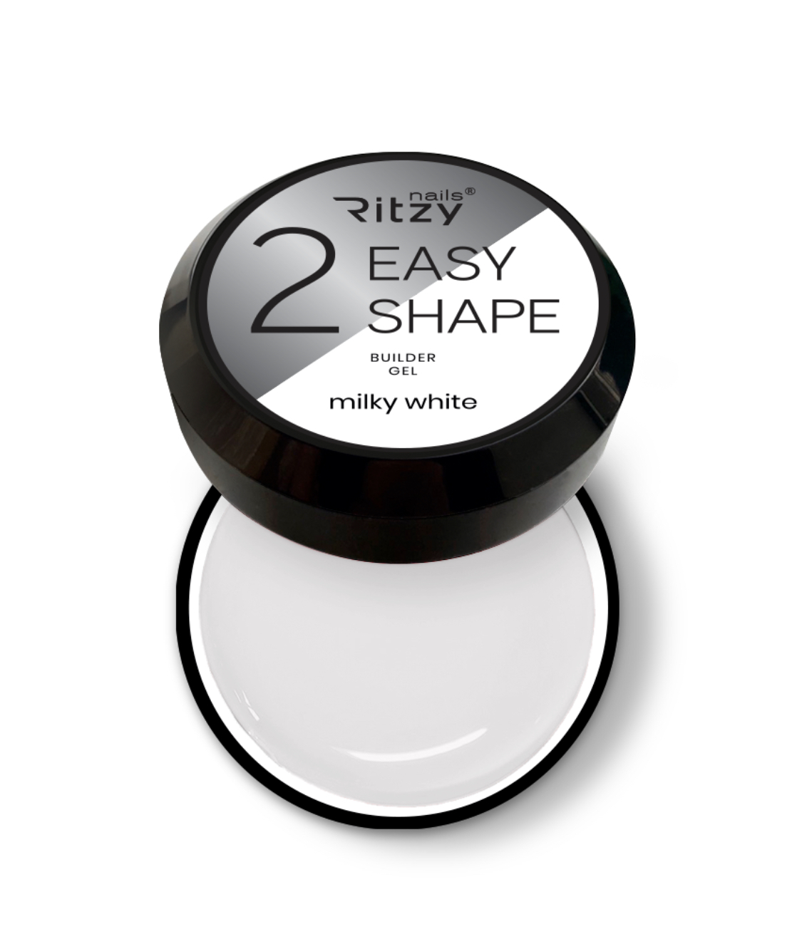 Ritzy Easy shape Milky white 02 builder gel 5 ml