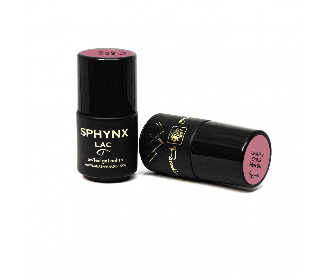 SPHYNX 820618 Fiber (stikla šķiedras) gēls PH-6/Glam pink 5 ml