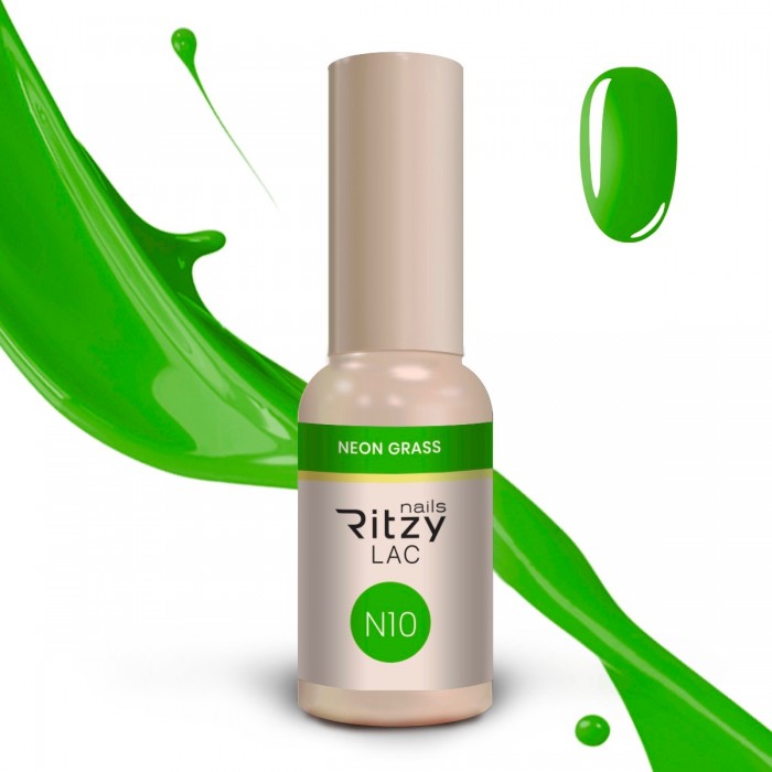 Ritzy Lac N10 Neon Grass gel polish 9 ml