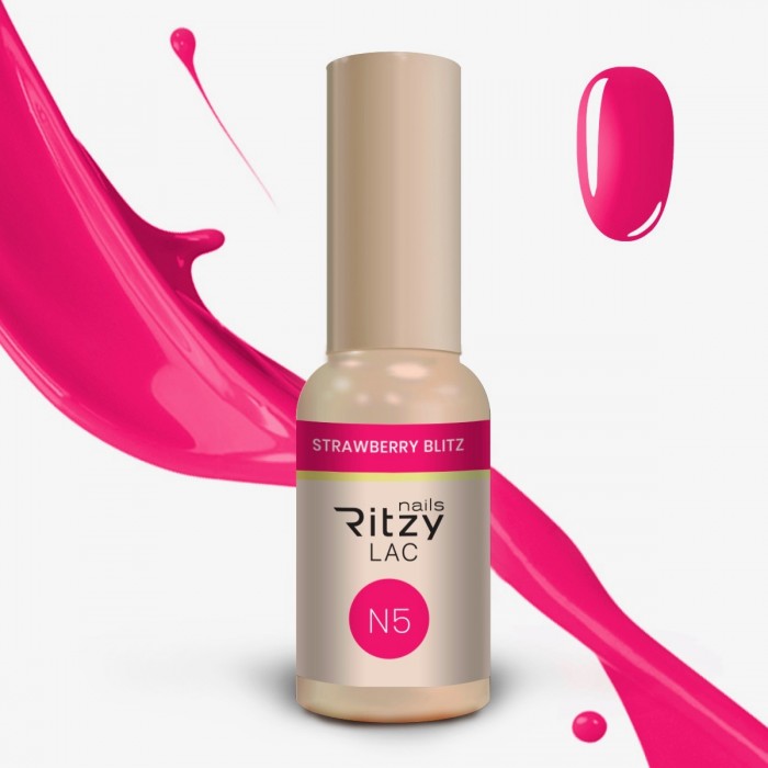 Ritzy Lac N5 Strawberry Blitz gel polish 9 ml