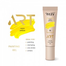 Ritzy ART 18 neon yellow gēla krāsa 5 ml