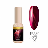 Ritzy Lac Cat Eye Ruby Nightfall 03 gēllaka 9 ml