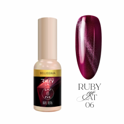 Ritzy Lac Cat Eye Ruby Belissima 06 gēllaka 9 ml Ritzy Lac Cat Eye Ruby Belissima 06 gēllaka 9 ml