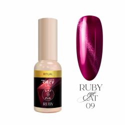 Ritzy Lac Cat Eye Ruby Ritual 09 gēllaka 9 ml Ritzy Lac Cat Eye Ruby Ritual 09 gēllaka 9 ml