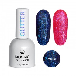 Mosaic Spark Blue top coat 15 ml