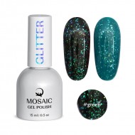 Mosaic Spark Green top gēls zaļā dzirkstele 15 ml