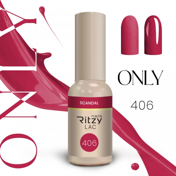 Ritzy Lac 406 Scandal gel polish 9 ml