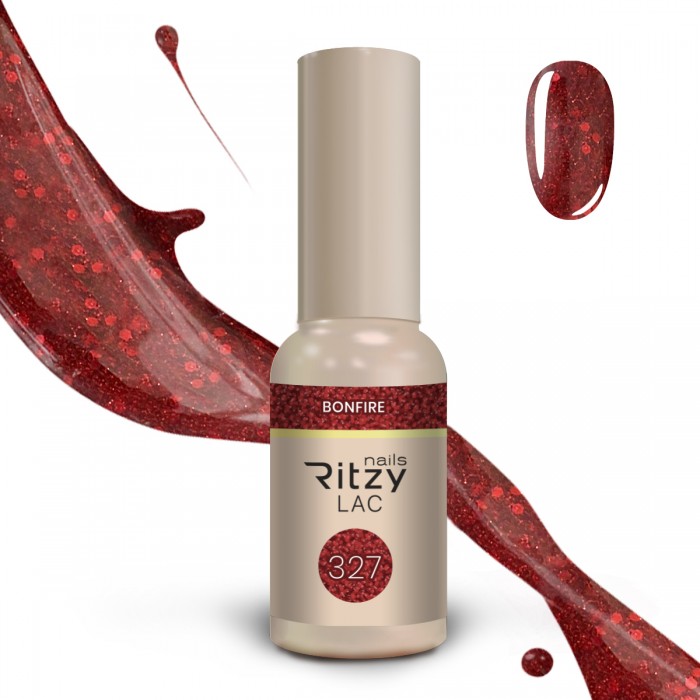 Ritzy Lac 327 Bonfire gel polish 9 ml