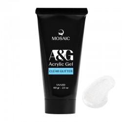 Mosaic Clear Glitter Acrylic Gel 60 gr