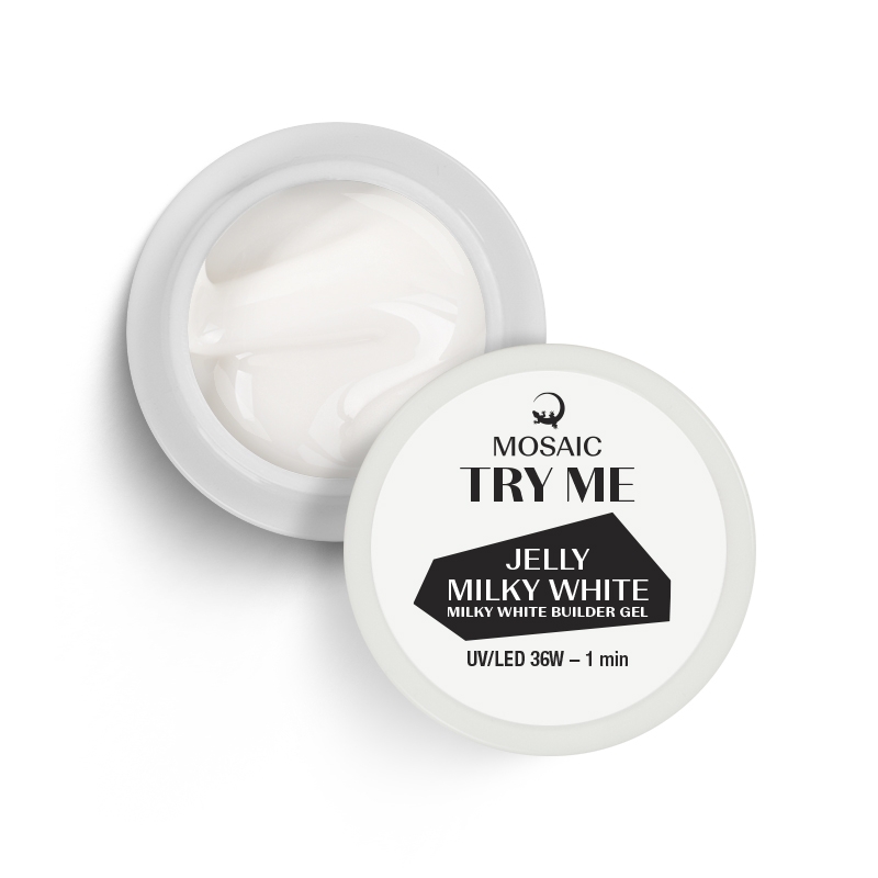 Mosaic Jelly milky white,молочно белый строительный гель 5 мл