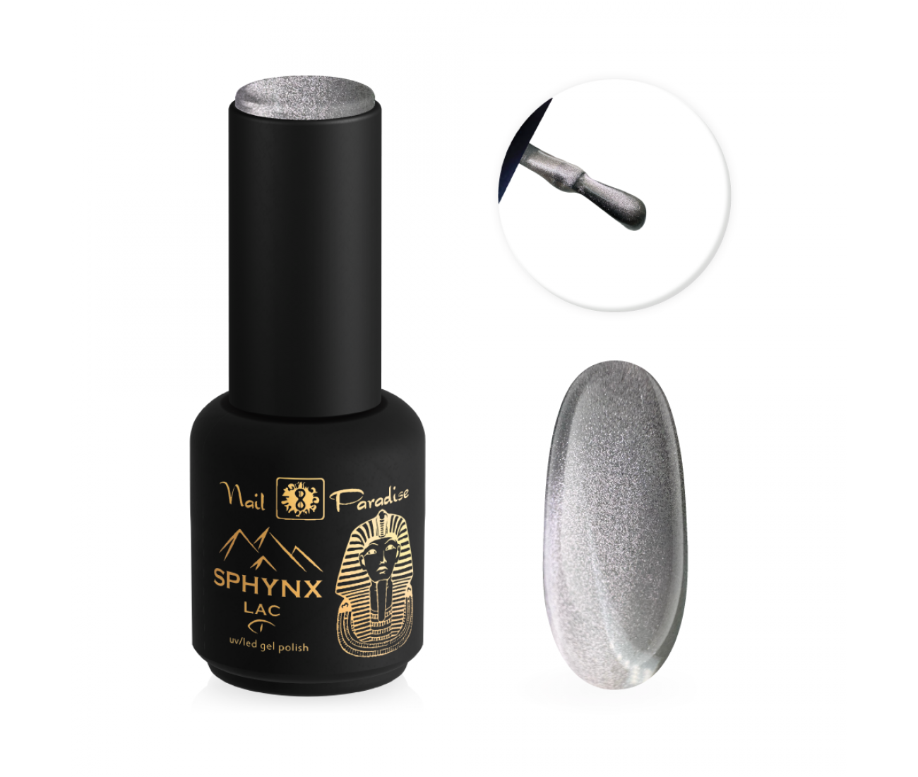 Sphynx lac 920001 Rosewater kiss Cat eye gēla laka 10 ml Sphynx lac 920001 Rosewater kiss Cat eye gēla laka 10 ml