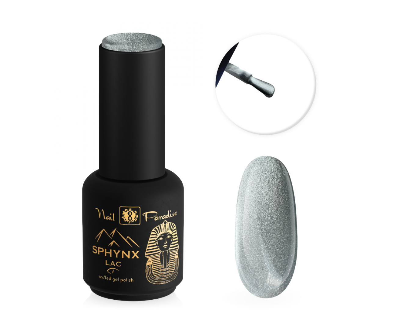 Sphynx lac 920005 Ice blossom Cat eye gēla laka 10 ml Sphynx lac 920005 Ice blossom Cat eye gēla laka 10 ml