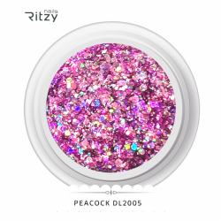 Ritzy DL2005 peacock glitter 