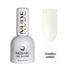 Mosaic Milky white gel polish 15 ml