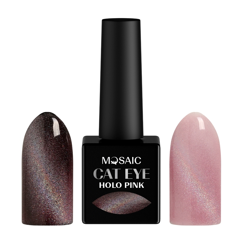 Mosaic Cat eye Holo Pink gel polish 10 ml