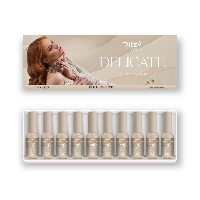 Ritzy Lac D1- D10 collection Delicate gel polish