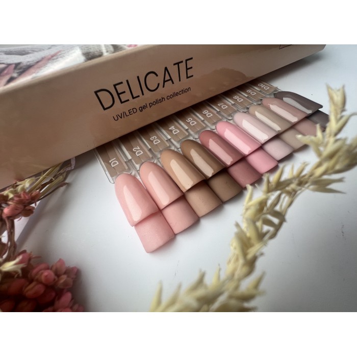 Ritzy Lac D1- D10 коллекция Delicate гель лаки