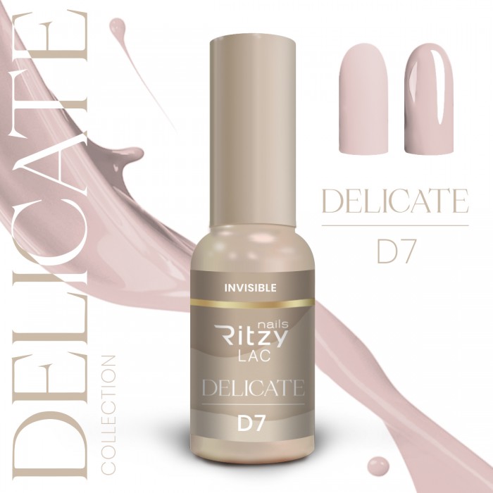 Ritzy Lac D7 Invisible gēla laka 9 ml