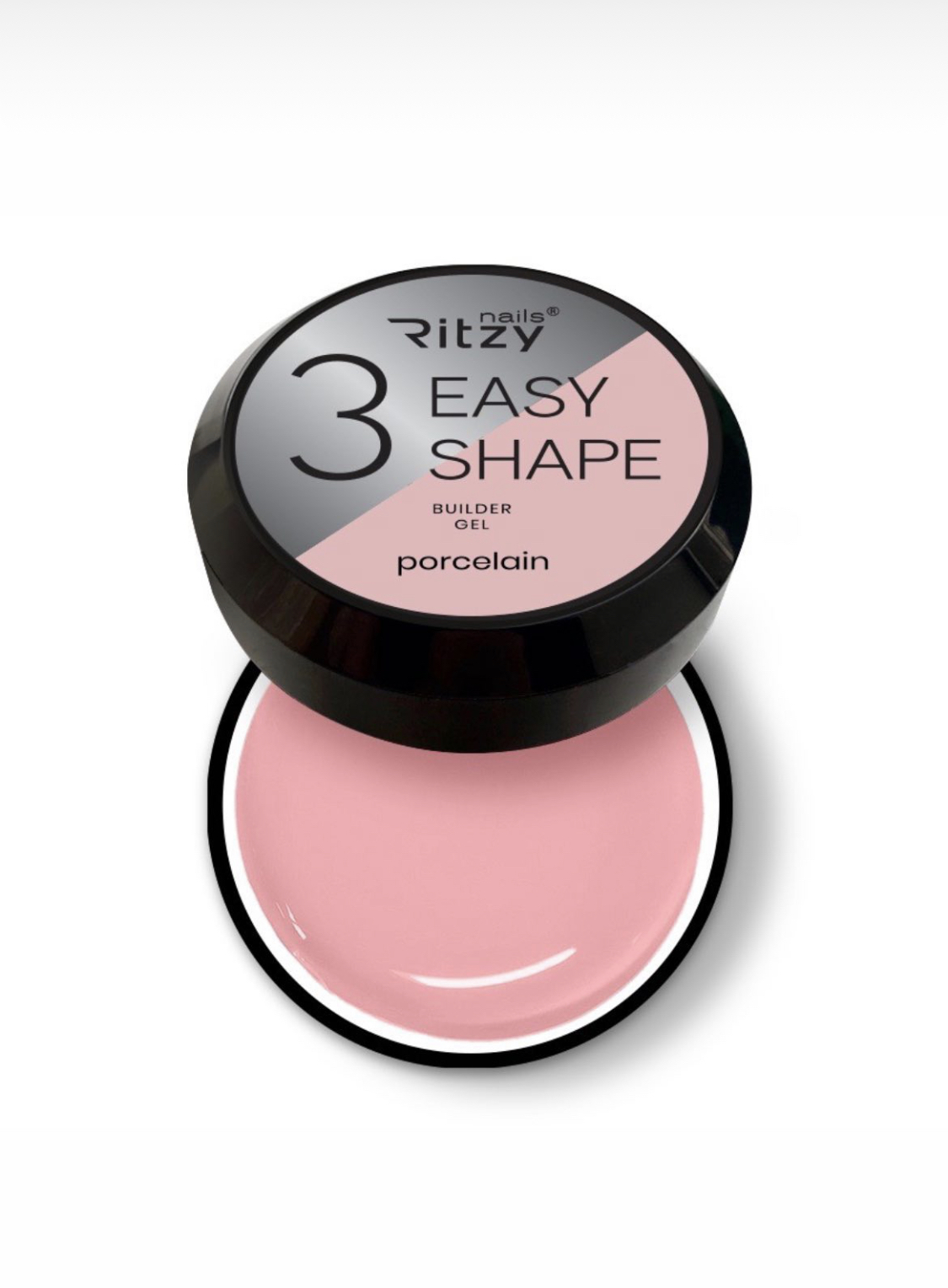 Ritzy Easy shape Porcelain 03 būvējošais gēls 15 ml