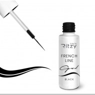 Ritzy lac French line Black гель лак 7 мл