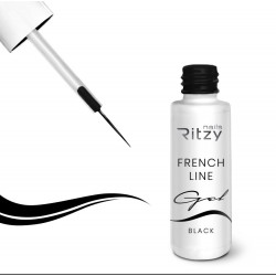 Ritzy lac French line Black gel polish 7 ml