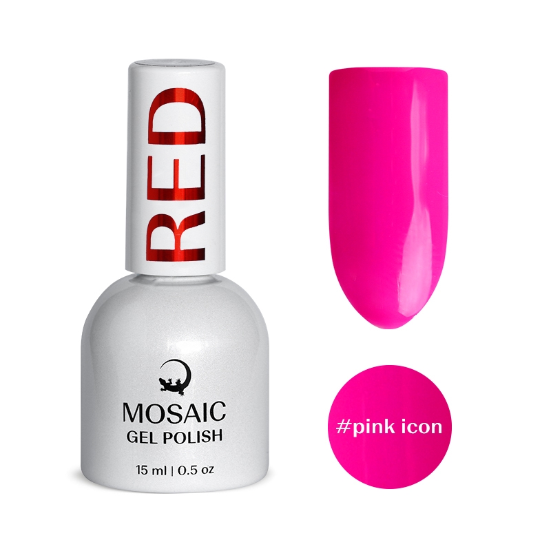 Mosaic Pink icon gēla laka 15 ml