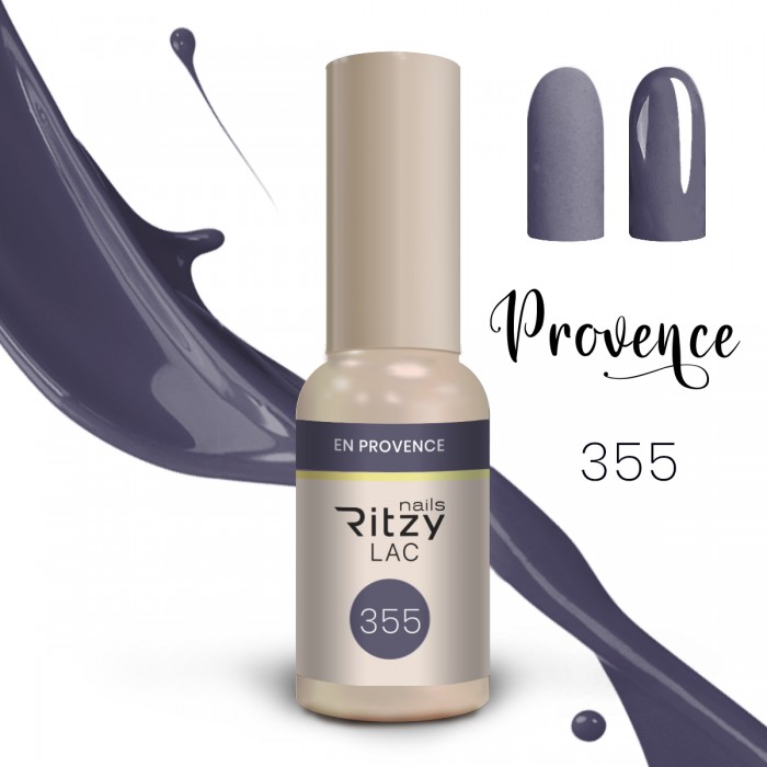 Ritzy Lac 355 En provence gēla laka 9 ml