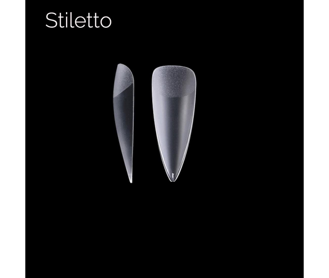 Stiletto 1300085/мягкие гелевые типсы 240шт