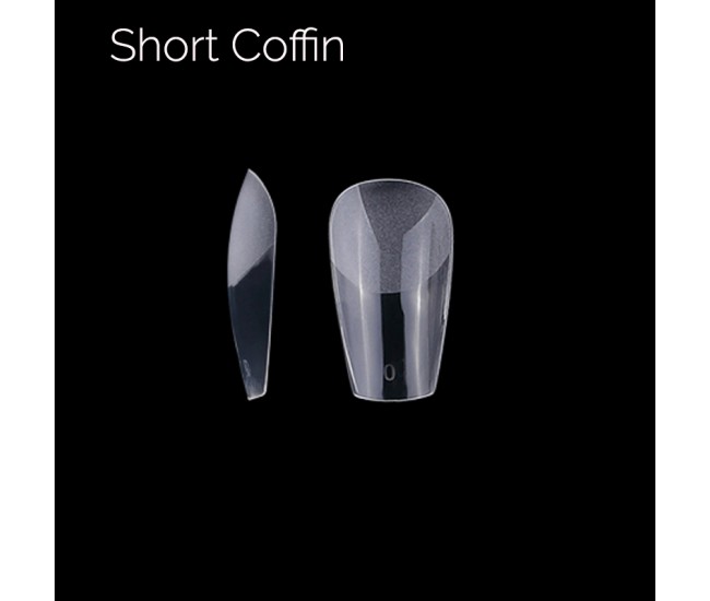 Short coffin 1300094/мягкие гелевые типсы 240шт