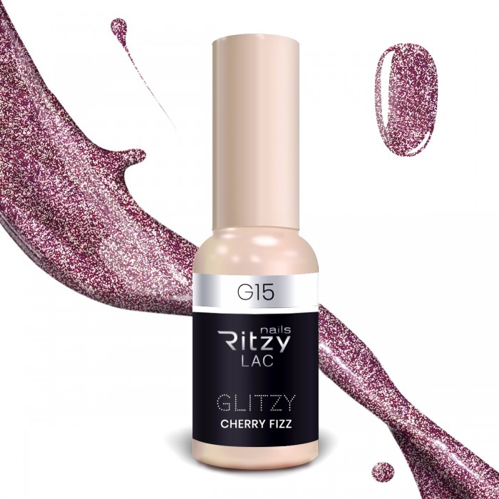 Ritzy Lac G15 Cherry fizz reflective gel polish 9 ml