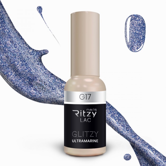 Ritzy Lac G17 Ultramarine reflective gel polish 9 ml