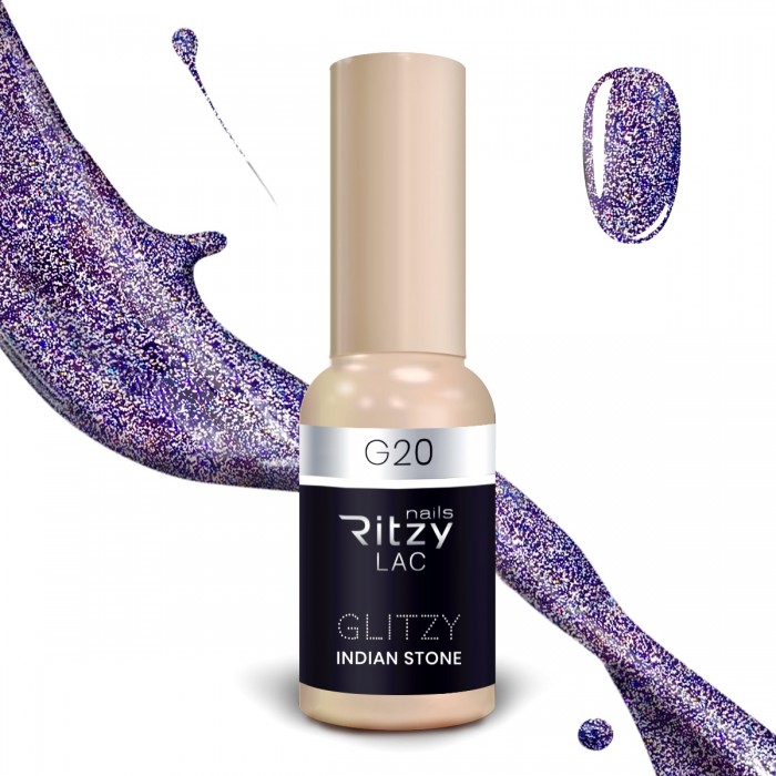 Ritzy Lac G20 Indian stone reflective gel polish 9 ml