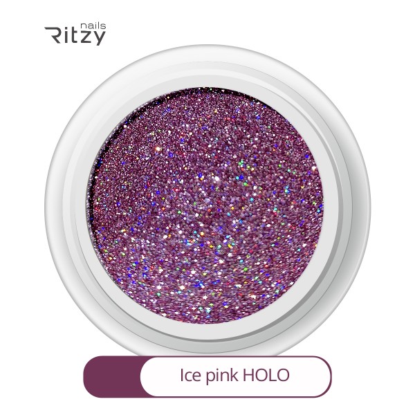 Ritzy Holo ice pink superfine блёстки