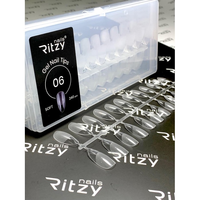 Ritzy Soft gel nail tips 06 Almond 240 pcs