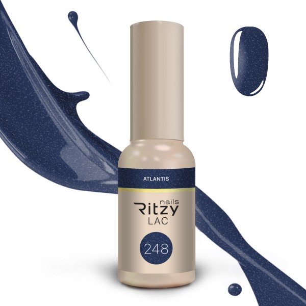 Ritzy Lac 248 Atlantis gēla laka 9 ml