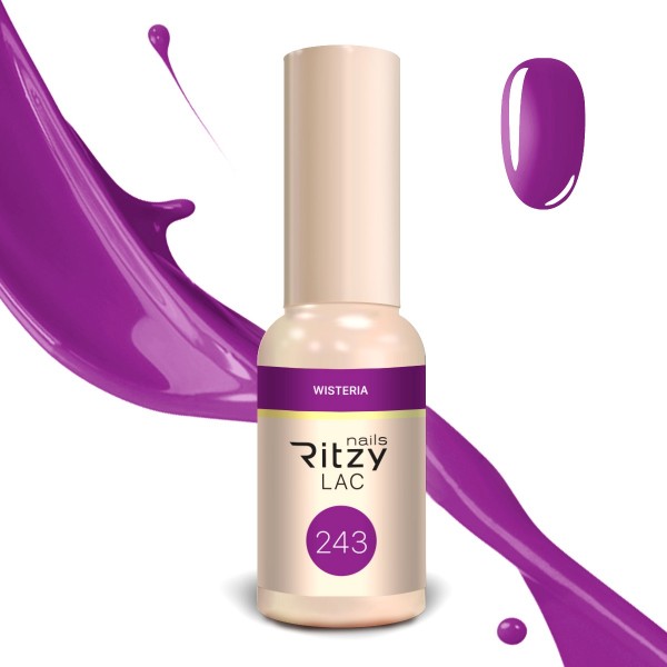 Ritzy Lac 243 Wisteria gēla laka 9 ml