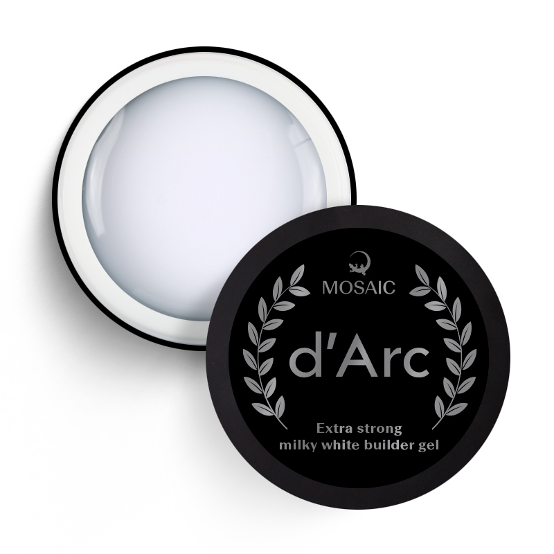 Mosaic D'Arc milky white, pienaini balts būvējošais gēls 50 ml