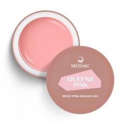 Mosaic Queens pink milky pink būvējošais gēls 50 ml