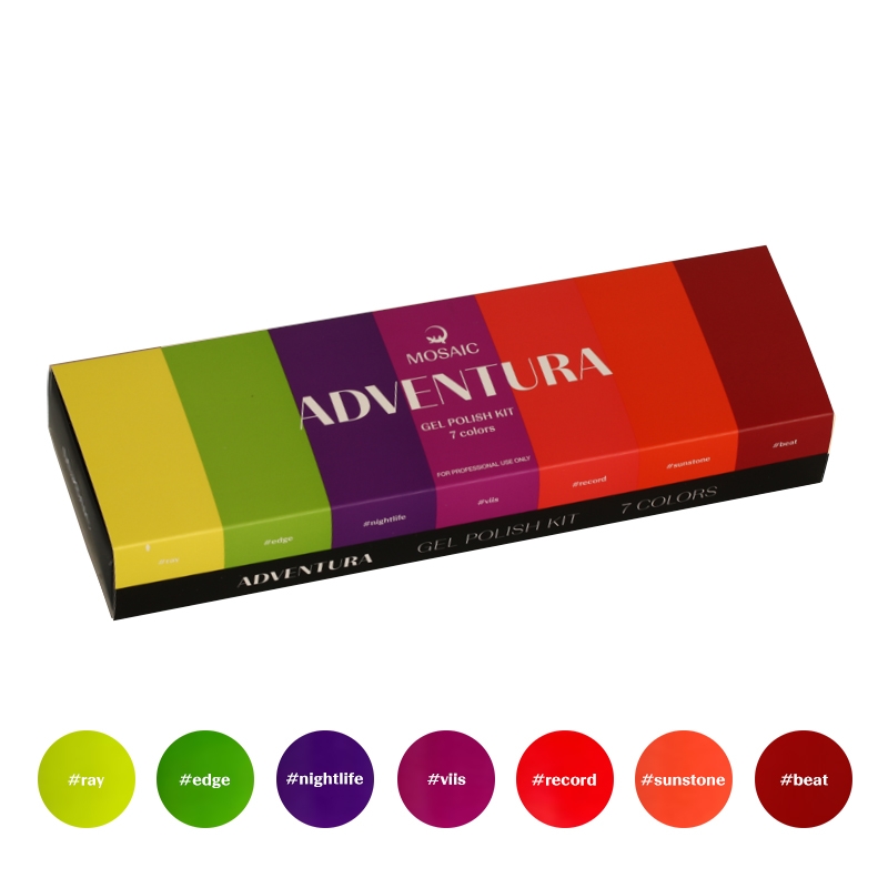 Mosaic Adventura gel polish kit