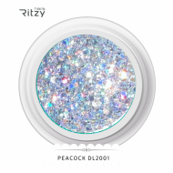 Ritzy DL2001 peacock блёстки